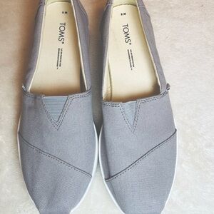 TOMS Women's, Alpargata Midform Espadrille Slip-On Size 8